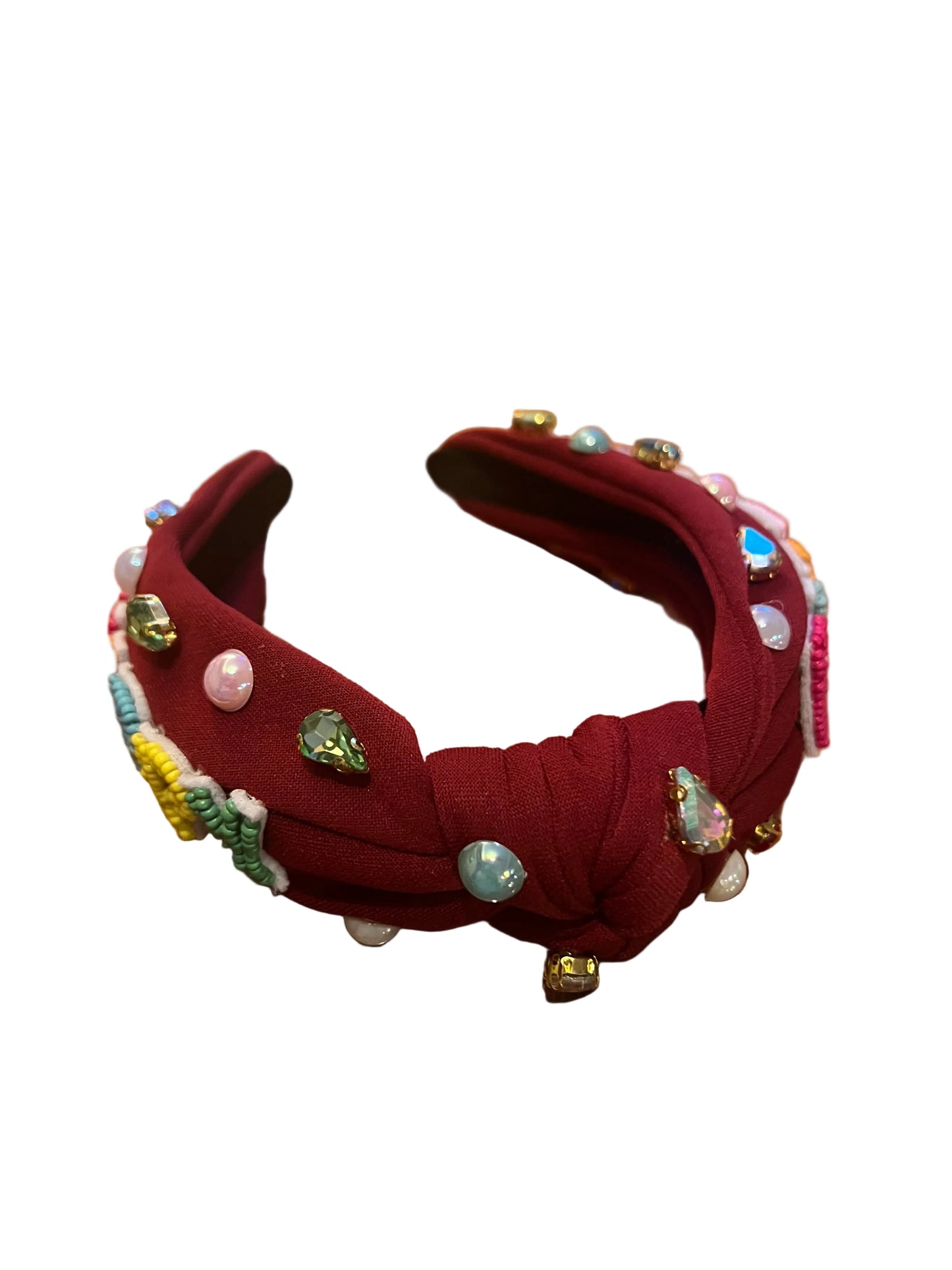 Happy Birthday beaded headband