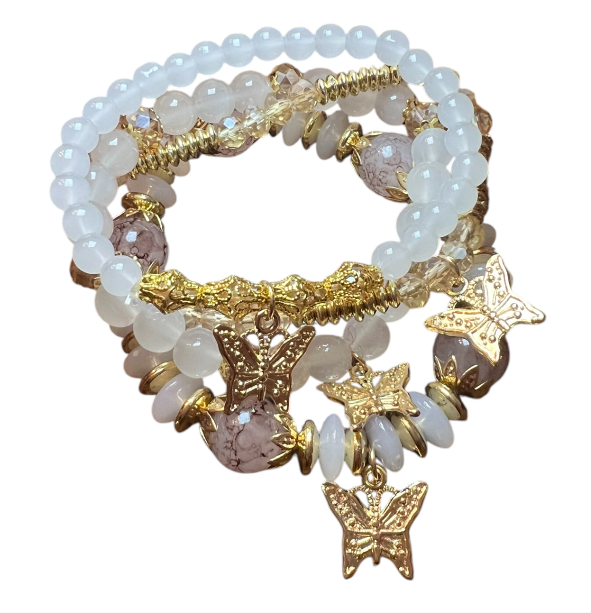 Butterfly bracelet set