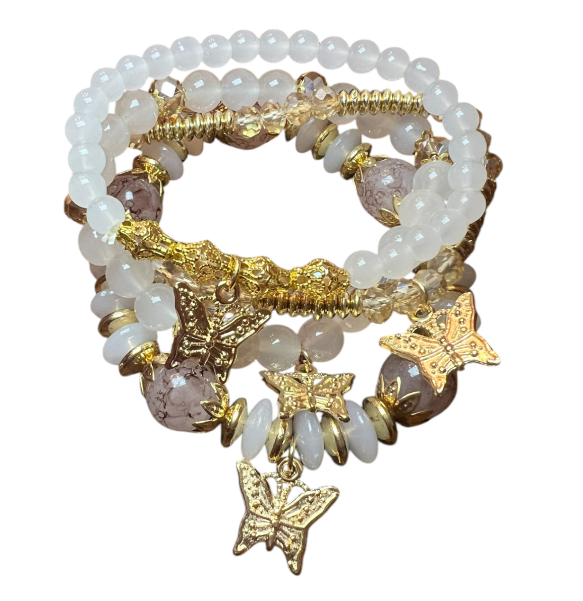Butterfly bracelet set