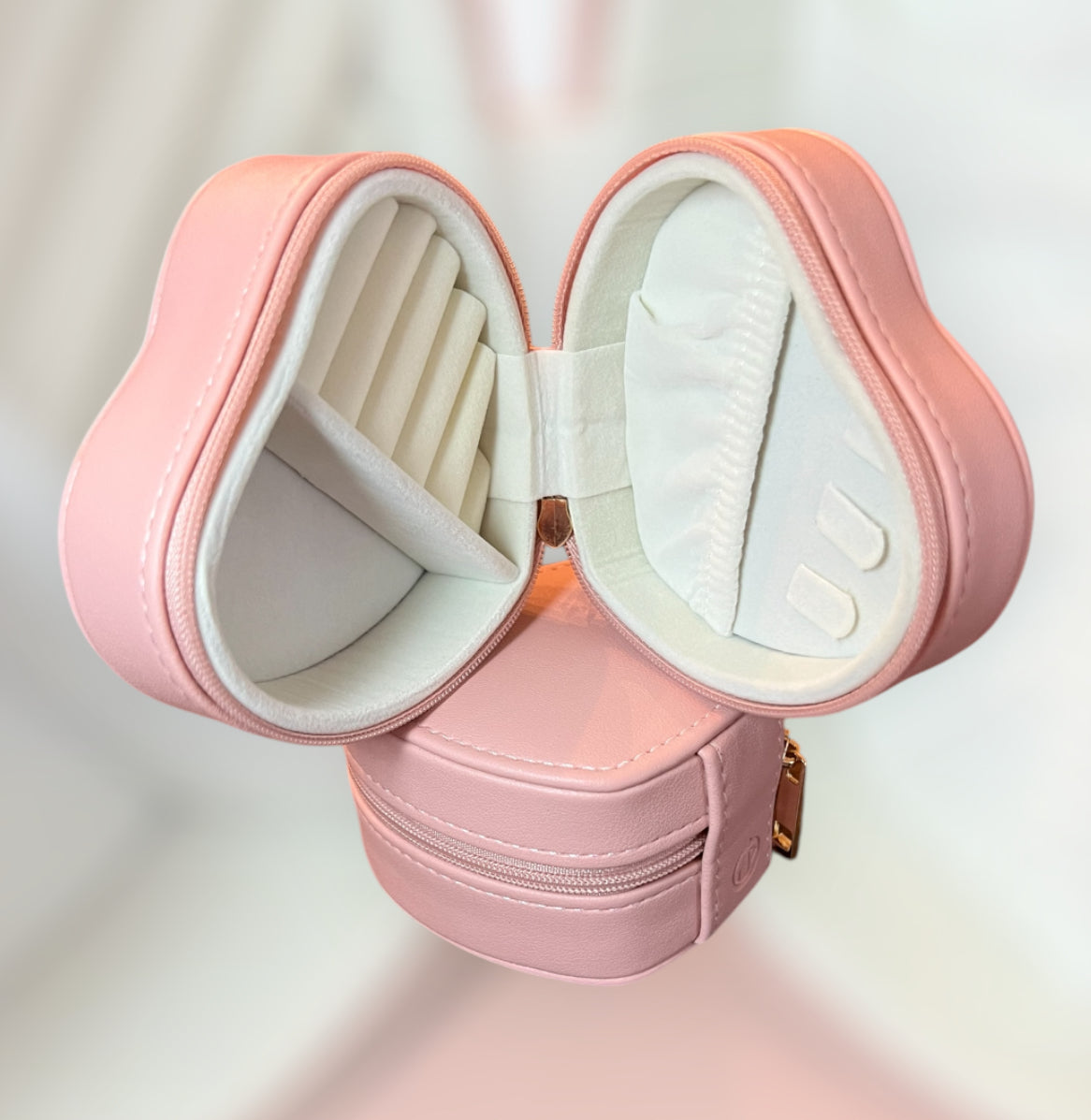 Travel Mini Jewelry Box pink
