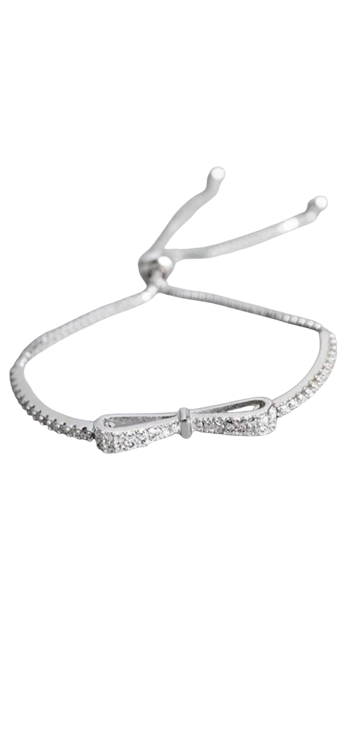 Bow bracelet adjustable