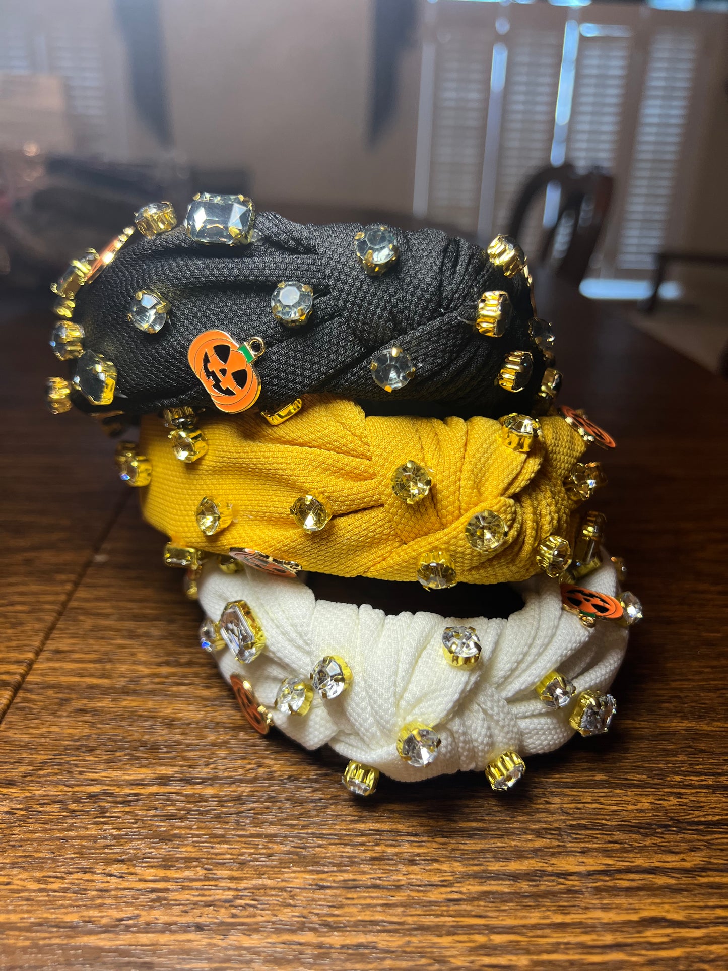 Black pumpkin decor