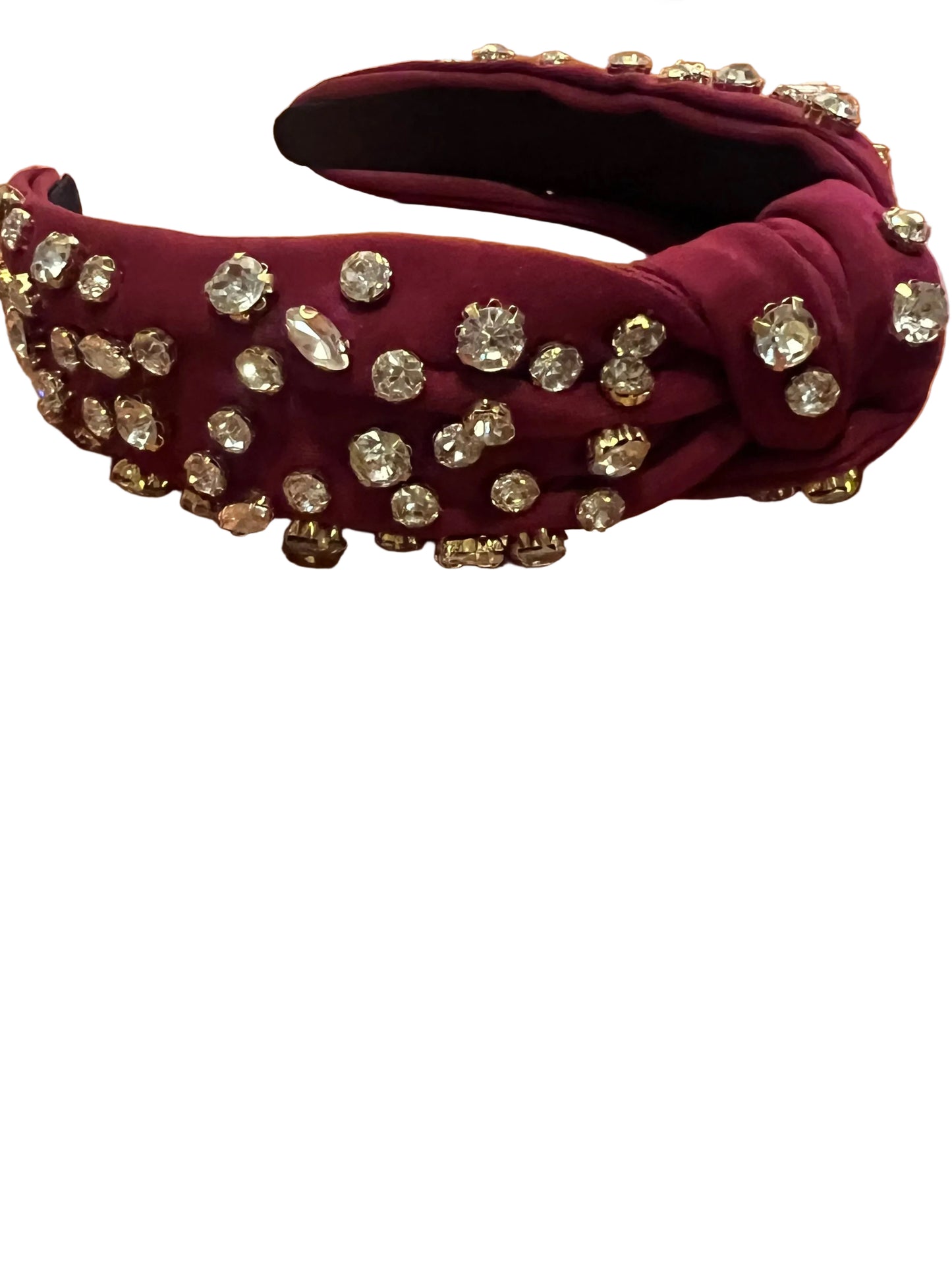 Red rhinestone decor headband