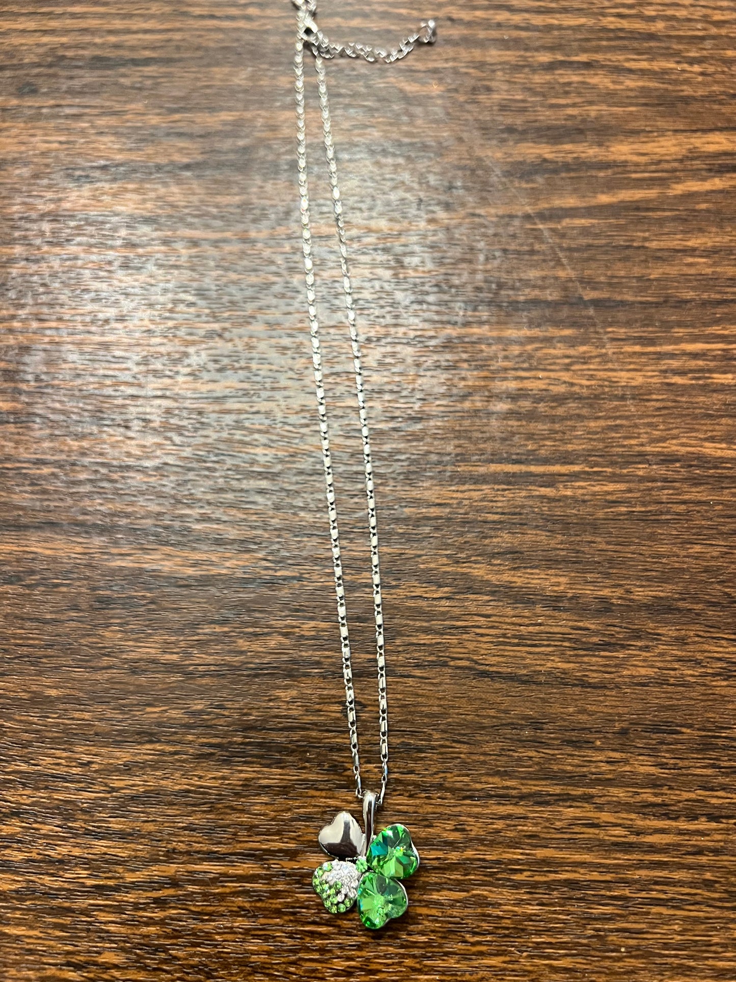 Shamrock charm necklace