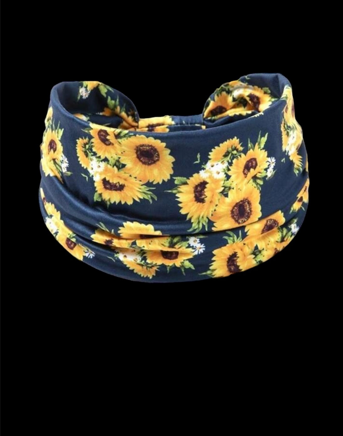 Blue Sunflower Fitness Headband