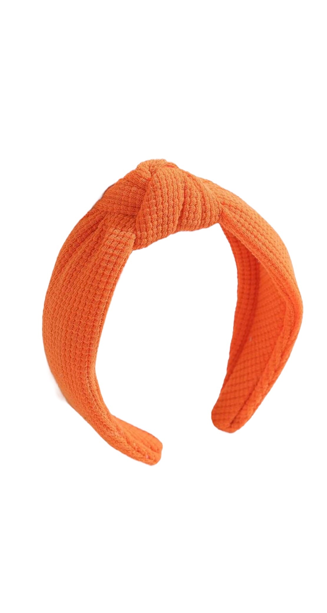 Orange headband- waffle