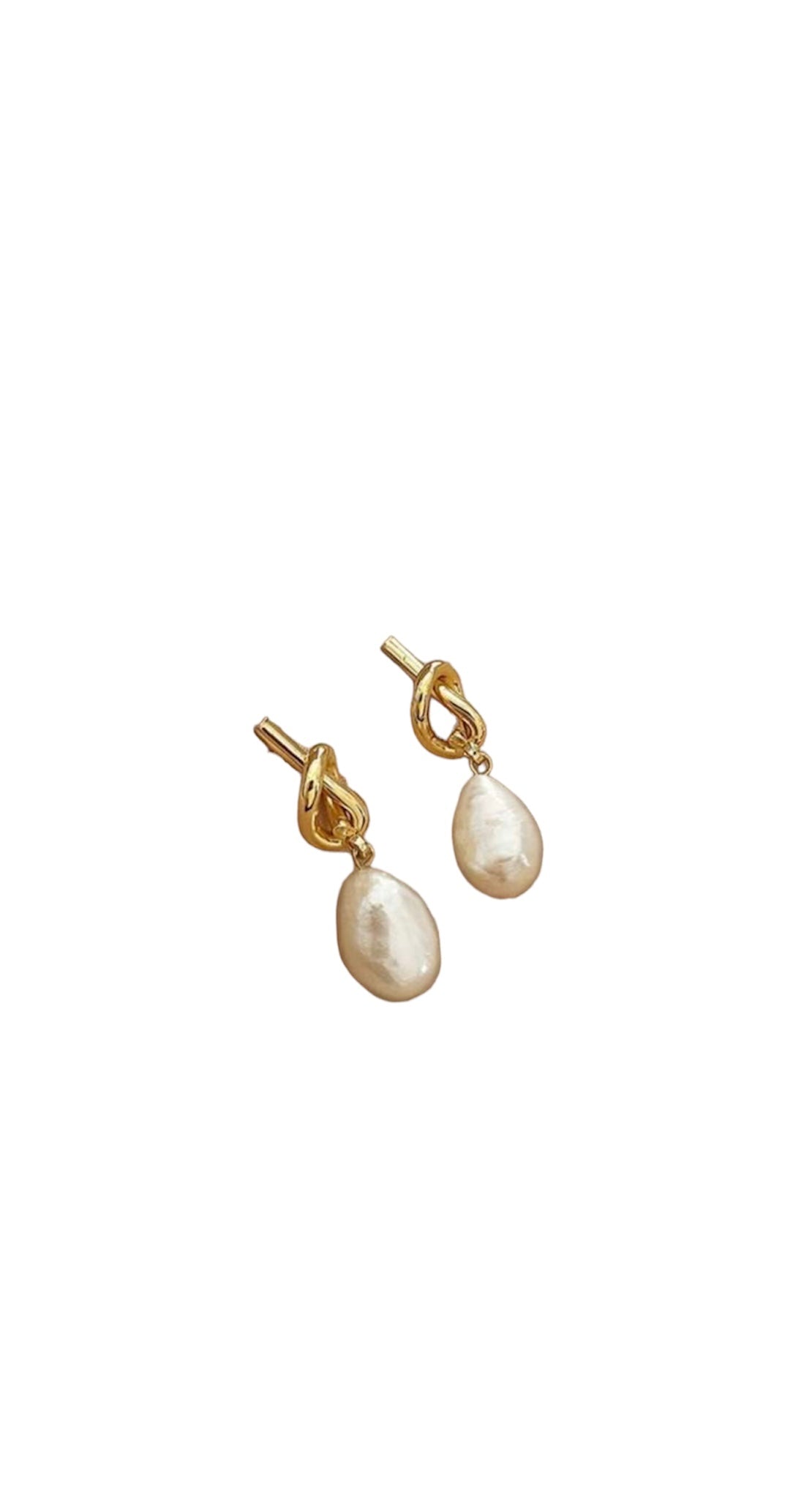 Dangle drop Faux Pearl earrings