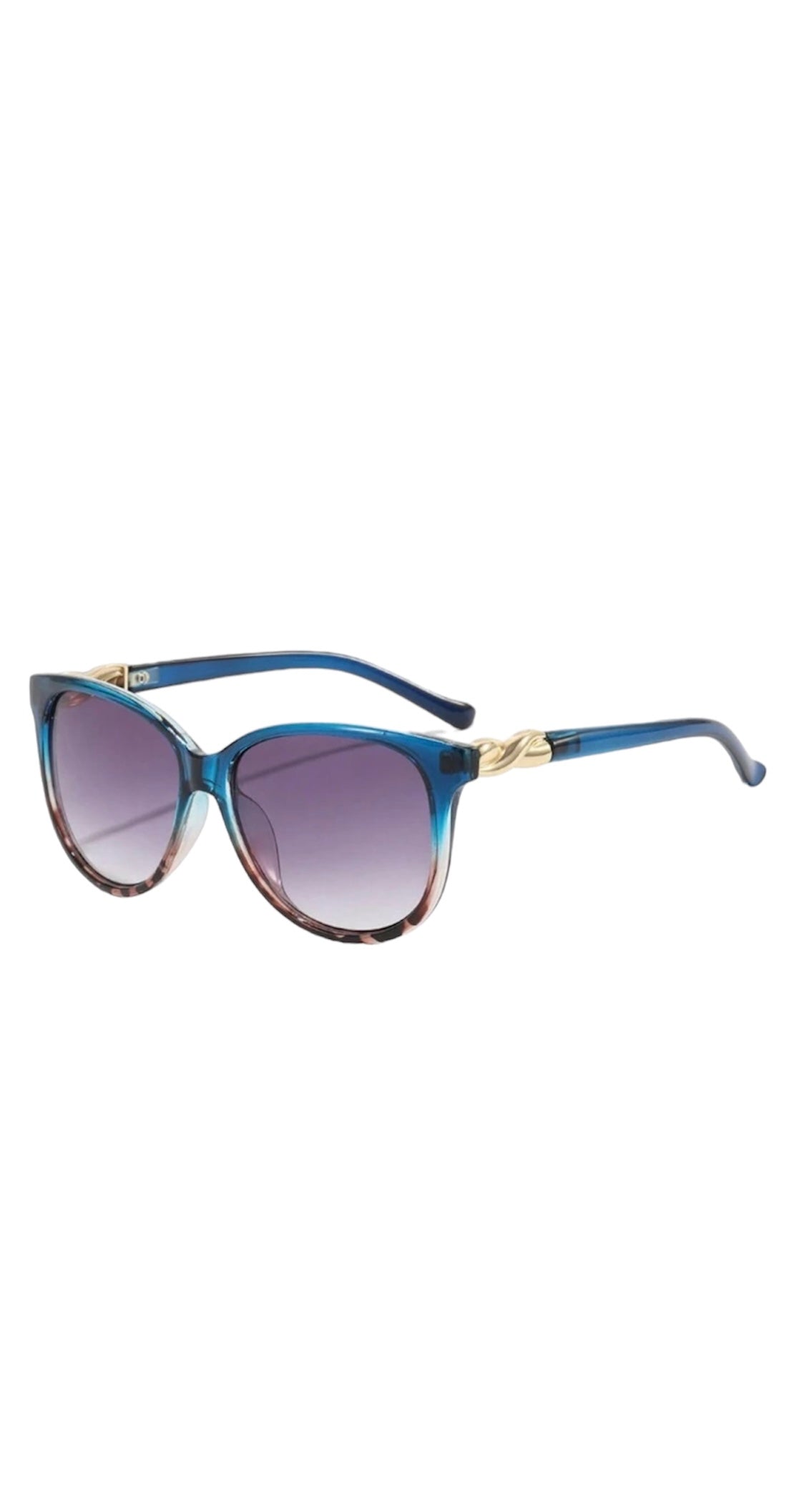 Classic Sunglasses round blue