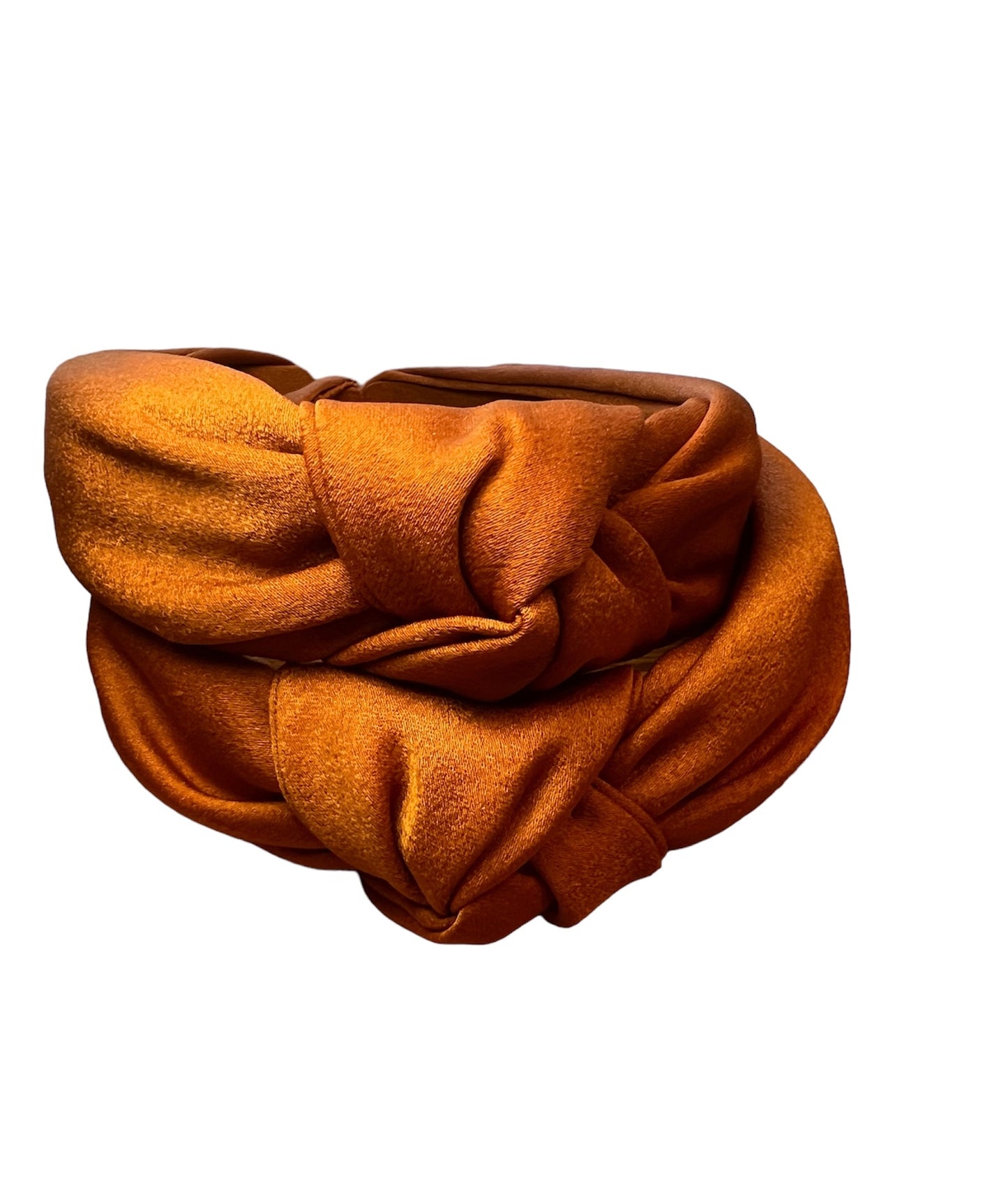 Back 2 School -Burnt Orange knotted headband