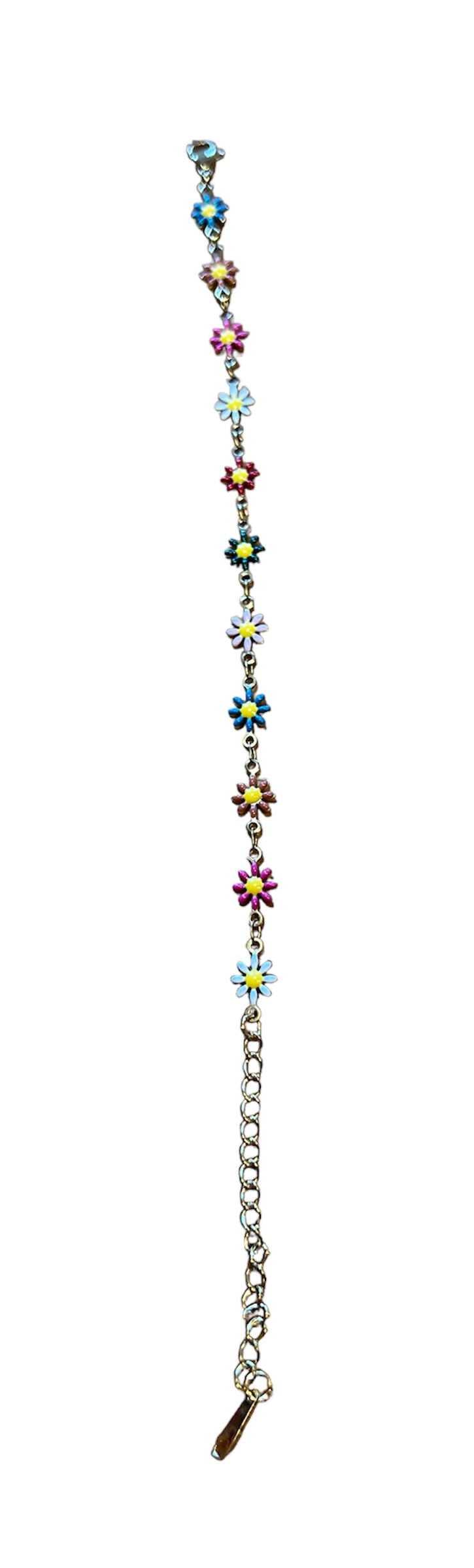 Multicolored Flower Bracelet