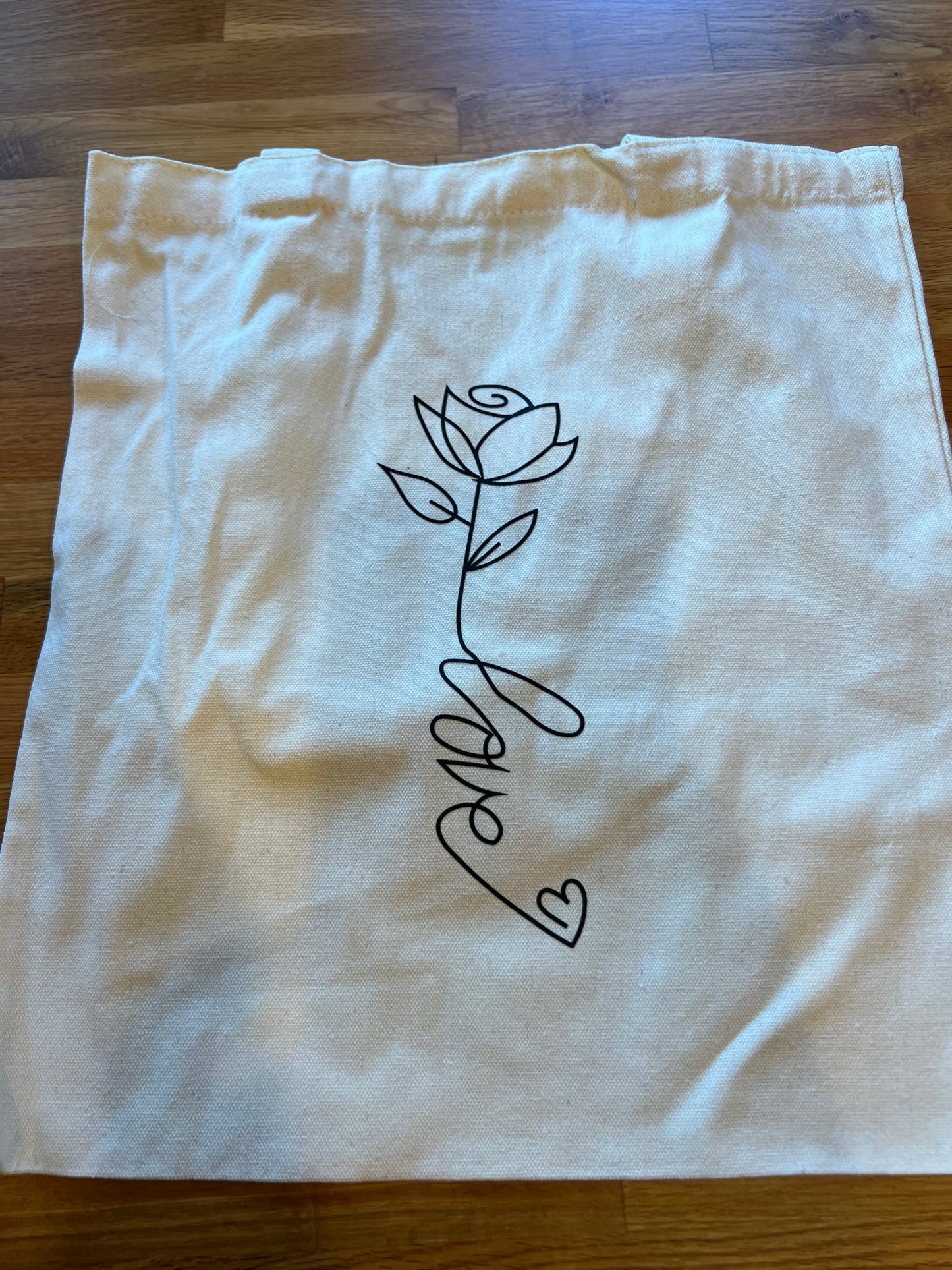 Tote Bag Love Rose