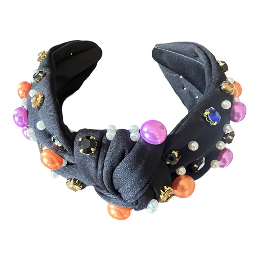 Black beaded headband