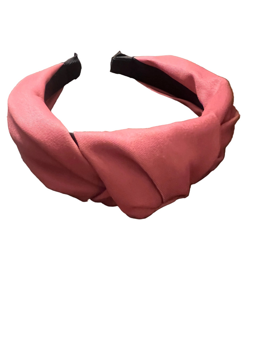 Coral salmon headband