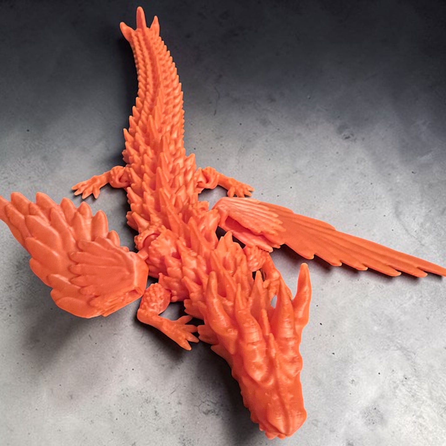 Dragon with wings