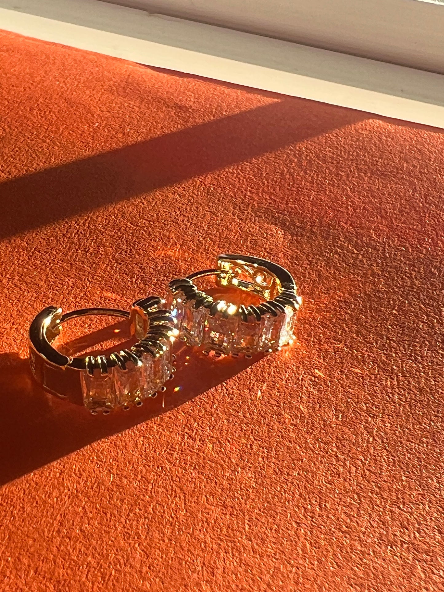 Hoop earrings-silver