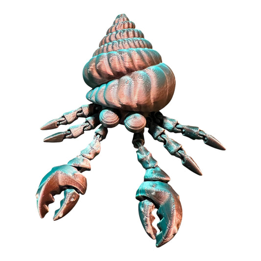 Hermit Crab multicolored shiny